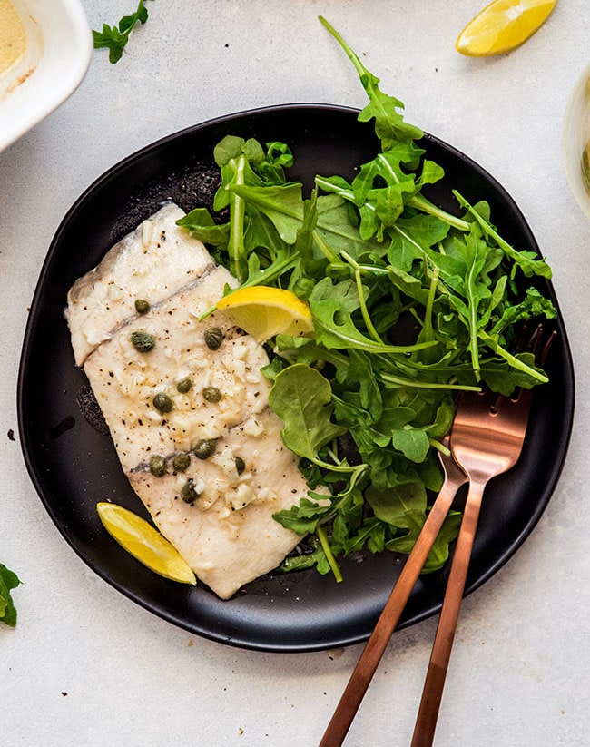 Easy Garlic White Wine Baked Barramundi