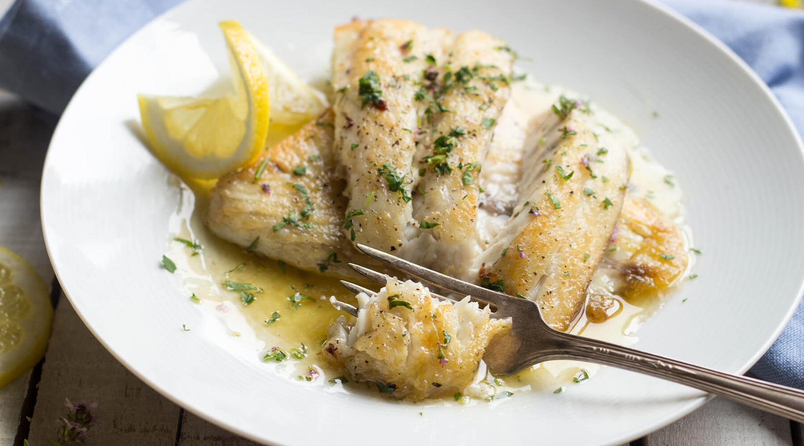 Barramundi with Lemon Butter Sauce