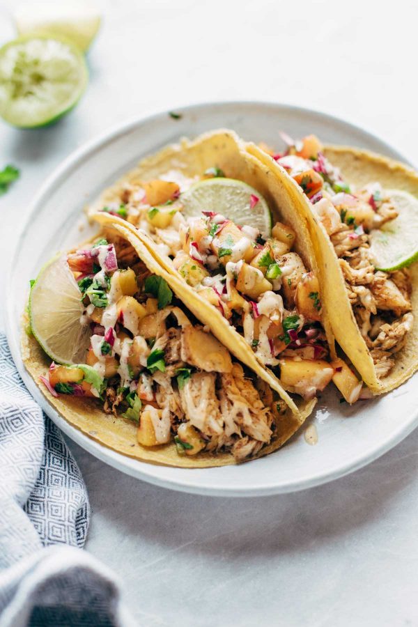 Easy Chili Lime Fish Tacos With Peach Salsa | Australis ...