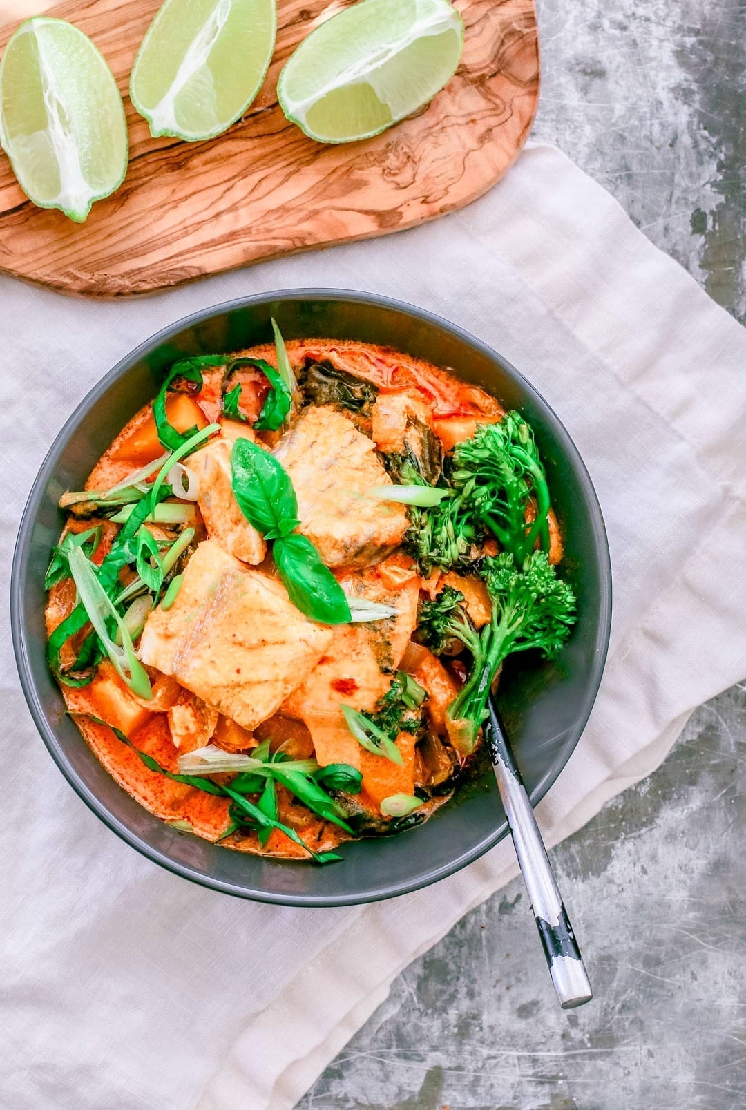 Thai Coconut Fish Curry with Kabocha Squash Australis Barramundi